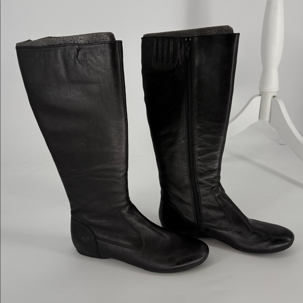 Born Black Over the Knee Boots